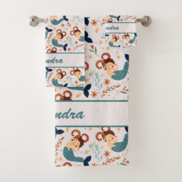 Capricorn Baby | Gemütlich & weich für kleine Zieg Badhandtuch Set