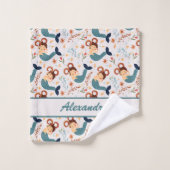 Capricorn Baby | Gemütlich & weich für kleine Zieg Badhandtuch Set (Waschlappen)