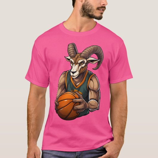 Capricorn Basketball Player T-Shirt (Vorderseite)