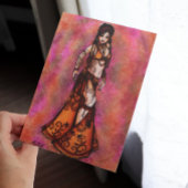 Capricorn Belly Dancer Card Karte