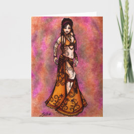 Capricorn Belly Dancer Karte
