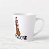 Capricorn Belly Dancer Zodiac Goddess Milchtasse (Rechts)