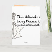 Capricorn-Bellydancerkarten Karte (Rückseite)