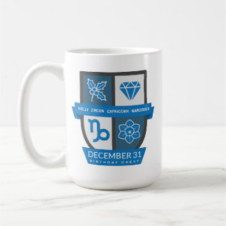 Capricorn Birthday Crest™ December 22-31 Mug Kaffeetasse