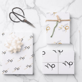 Capricorn Birthday Geschenkpapier Set