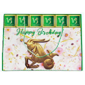 Capricorn Birthday Große Geschenktüte (Vorderseite)