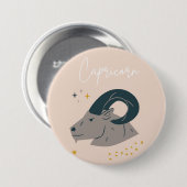 Capricorn button badge (Vorne & Hinten)