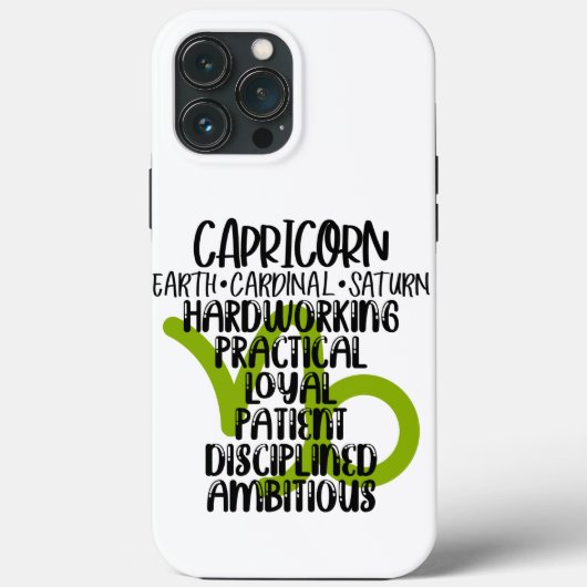 Capricorn Case-Mate iPhone Hülle (Rückseite)