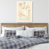 Capricorn Celestial Zodiac Pastel Dreams Mauer Leinwanddruck (Insitu (Schlafzimmer))