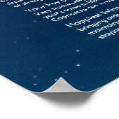 Capricorn-Charakteristik-Poster Poster (Ecke)