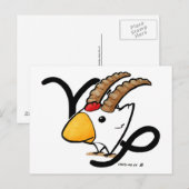 Capricorn Chicken Postkarte (Vorne/Hinten)