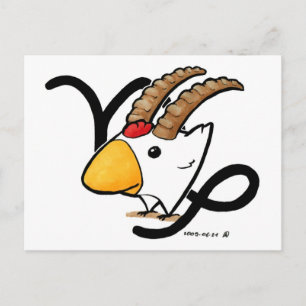 Capricorn Chicken Postkarte