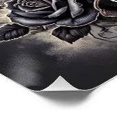 Capricorn "Climb to Peak" Glossy Poster (Ecke)