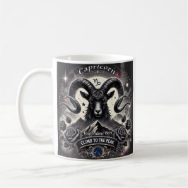 Capricorn "Climb to the Peak" Zodiac-Tasse Kaffeetasse
