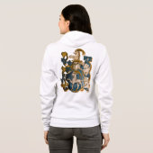 Capricorn Coat of Arms Hoodie Jacket (Schwarz voll)