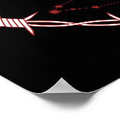 Capricorn Constellation Gothic Dark Celestial Art Poster (Ecke)