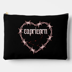 Capricorn Constellation Gothic Dark Edgy Birthday Zubehörtasche