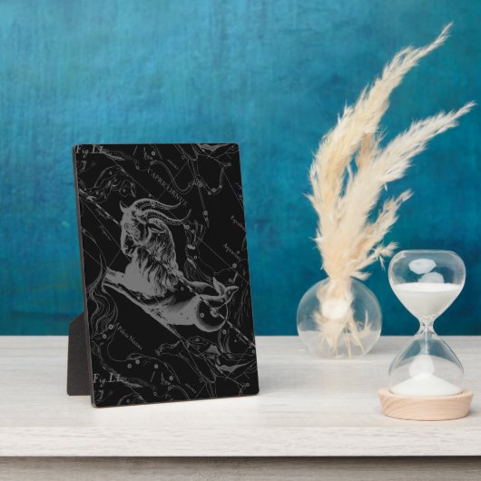 Capricorn Constellation Hevelius 1690 Gravur Fotoplatte (Seite)