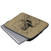 Capricorn Constellation Map Hevelius circa 1690 Laptopschutzhülle (Vorne Knopf)