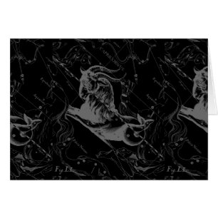 Capricorn Constellation Map Hevelius Graving
