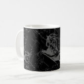 Capricorn Constellation Map Hevelius Graving Kaffeetasse (Vorderseite Links)