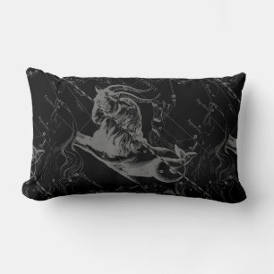 Capricorn Constellation Map Vintag Hevelius 1690 Lendenkissen