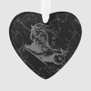 Capricorn Constellation Map Vintag Hevelius 1690 Ornament