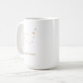 Capricorn Constellation Zodiac Kaffeetasse (Vorderseite Links)
