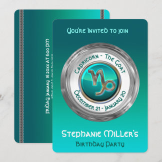 Capricorn - Das Ziegenzeichen Einladung