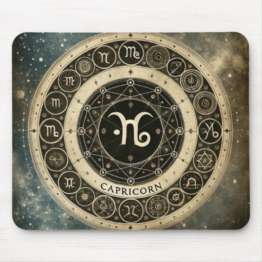 Capricorn - Der zeitlose Architekt Mousepad (Vorne)
