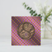 Capricorn & Earth Boar Karte (Stehend Vorderseite)
