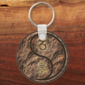 Capricorn & Earth Dragon Schlüsselanhänger (Vorderseite)