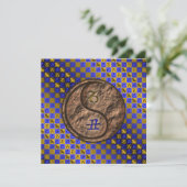 Capricorn & Earth Ox Karte (Stehend Vorderseite)