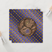 Capricorn & Earth Ox Karte (Vorderseite/Rückseite Beispiel)