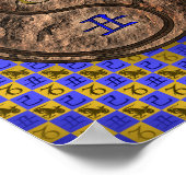 Capricorn & Earth Ox Poster (Ecke)