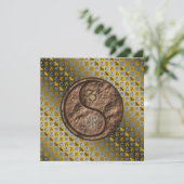 Capricorn & Earth Rabbit Karte (Stehend Vorderseite)