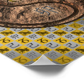 Capricorn & Earth Rabbit Poster (Ecke)