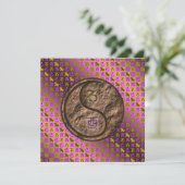 Capricorn & Earth Rooster Karte (Stehend Vorderseite)