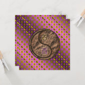 Capricorn & Earth Rooster Karte (Vorderseite/Rückseite Beispiel)