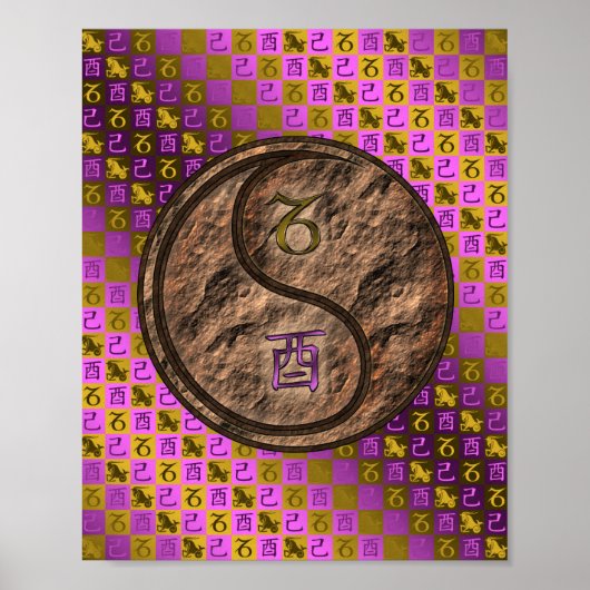 Capricorn & Earth Rooster Poster (Vorne)