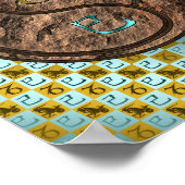 Capricorn & Earth Snake Poster (Ecke)