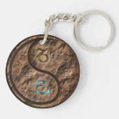 Capricorn & Earth Snake Schlüsselanhänger (Rückseite)