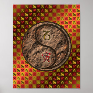 Capricorn & Earth Tiger Poster