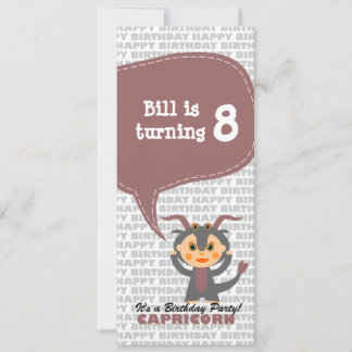 Capricorn Einladung Geburtstagsparty