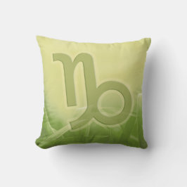 "Capricorn" Erdschild "zodiac wurf" Kissen