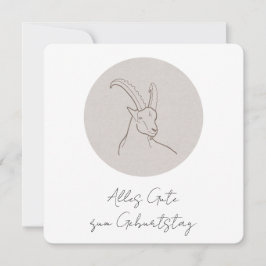 Capricorn Feiertagskarte