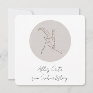 Capricorn Feiertagskarte