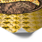 Capricorn & Fire Rat Poster (Ecke)