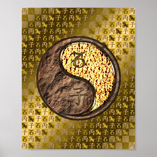 Capricorn & Fire Rat Poster (Vorne)