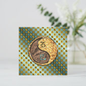 Capricorn & Fire Snake Karte (Stehend Vorderseite)